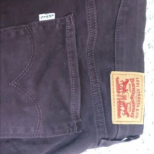 Levi’s plum skinny jeans
